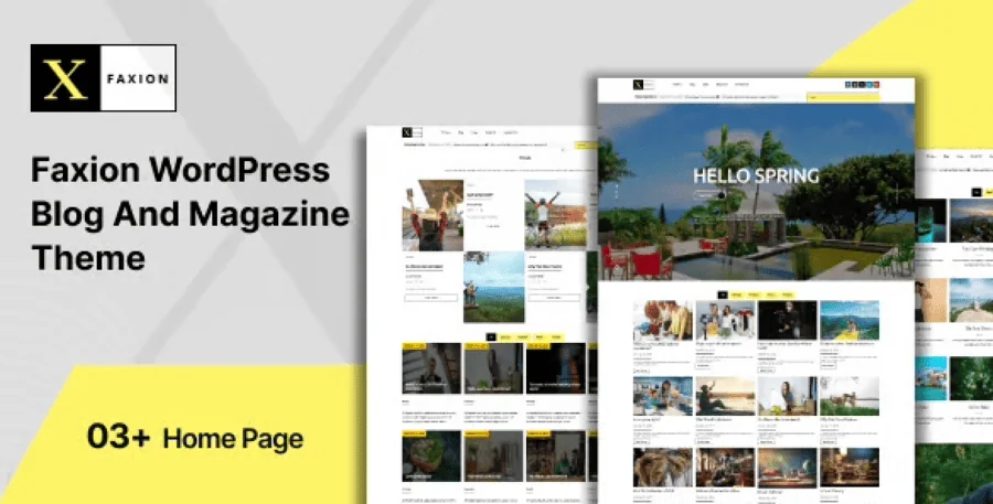 Faxion – Fashion Magazine WordPress Theme