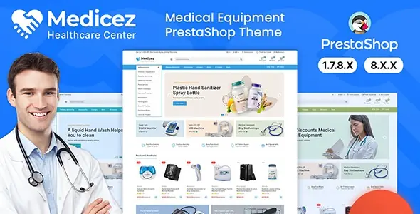 Medicez Medical Drug and Pharmacy PrestaShop Theme