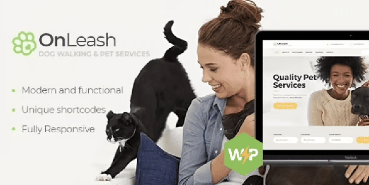 OnLeash | Dog Walking & Pet Veterinary WordPress Theme