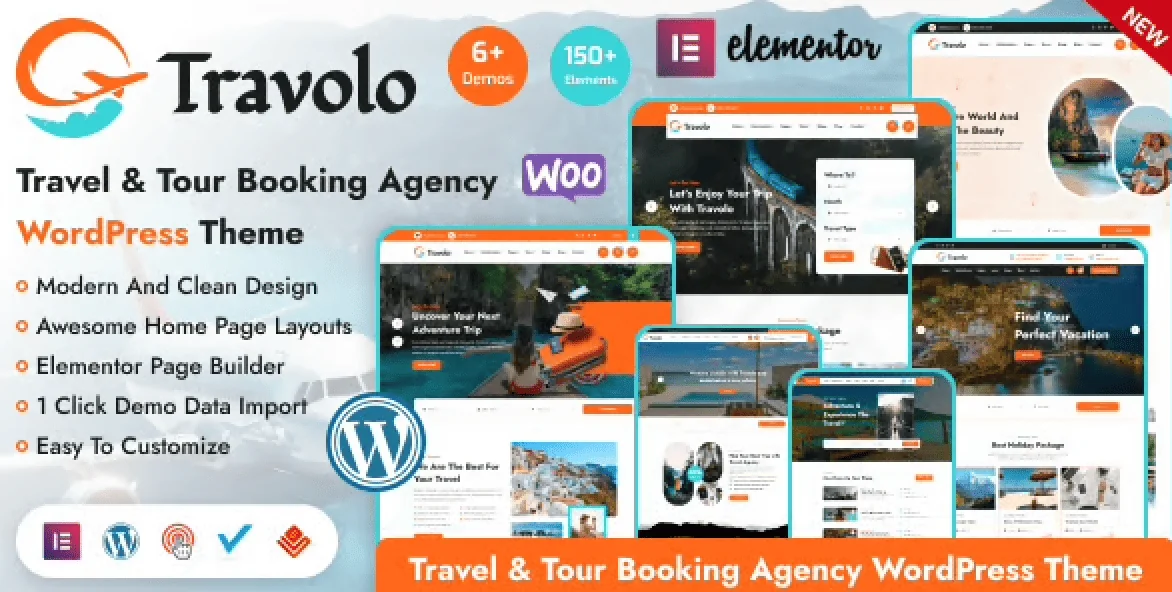 Travolo – Travel Agency and Tour Booking WordPress Theme